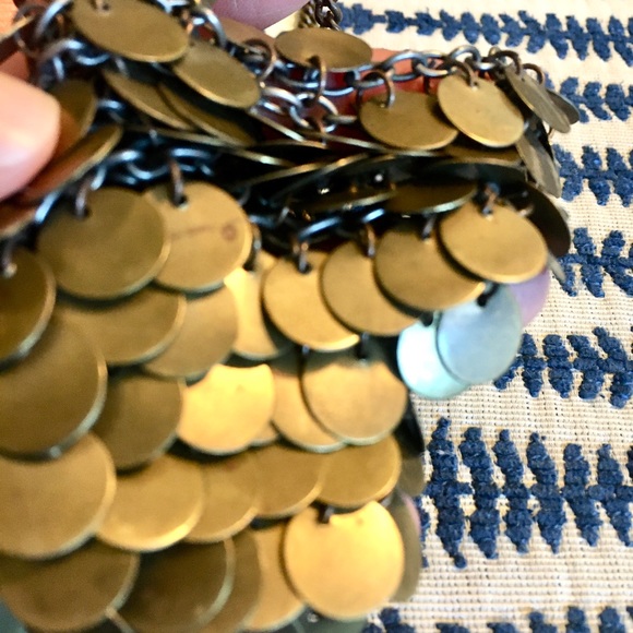 Free People Gold Brass Necklace - Picture 4 of 6